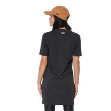 T-shirt femme Oversize col rond Kustom Artiste (Noir)