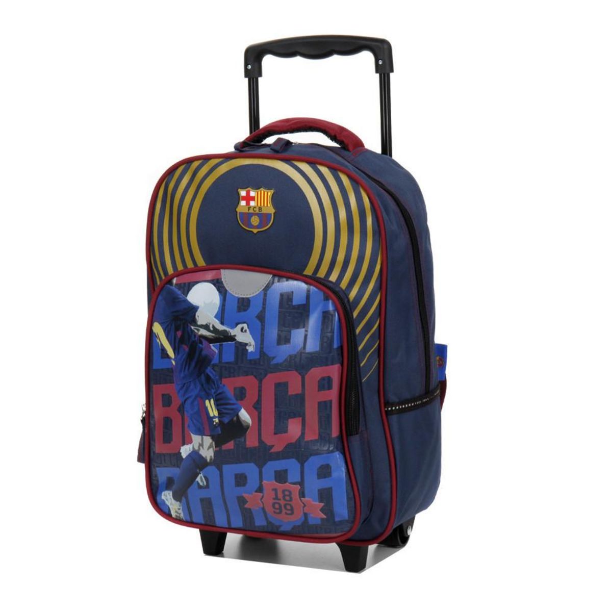  Sac à dos à roulettes Bleu Garçon FC Barcelone