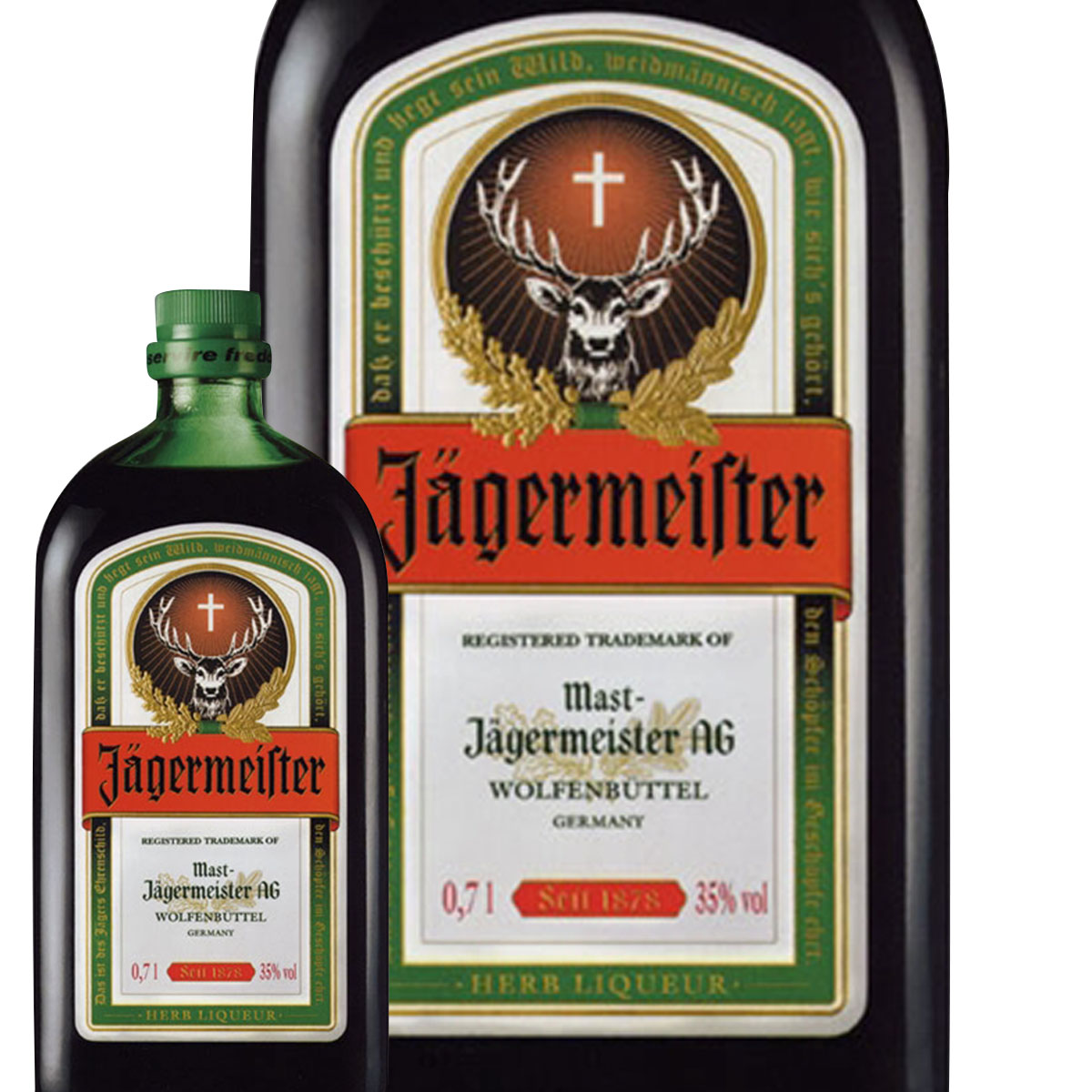 Déguisement Bouteille Jägermeister pour adulte en ligne