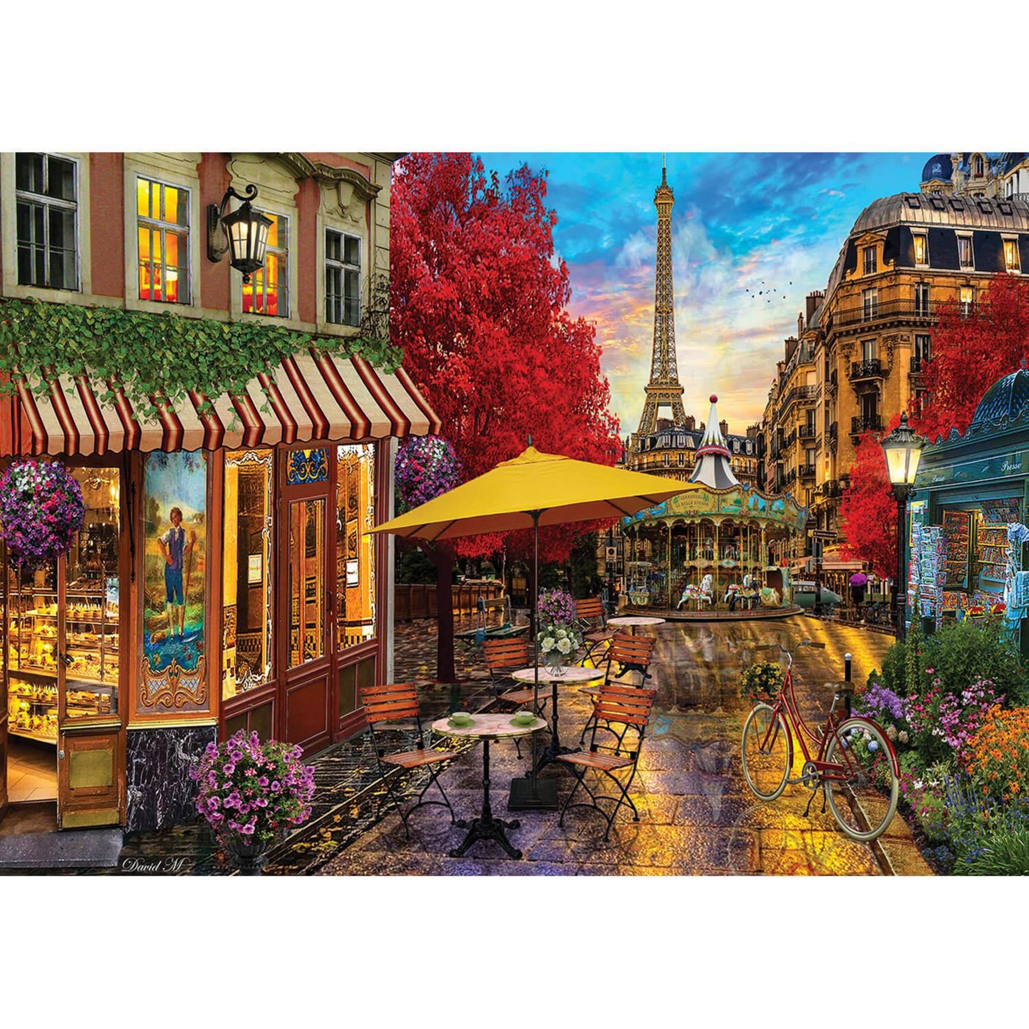 Puzzle 500 pièces : Paris (Urbain) - Nathan - Rue des Puzzles