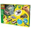 ses creative kit de moulage en plâtre glow in the dark : insectes et animaux