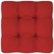 Coussin de canape palette Rouge 60x60x10 cm