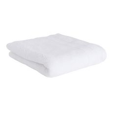 ACTUEL Maxi drap de bain uni en coton 450 g/m² (Blanc)