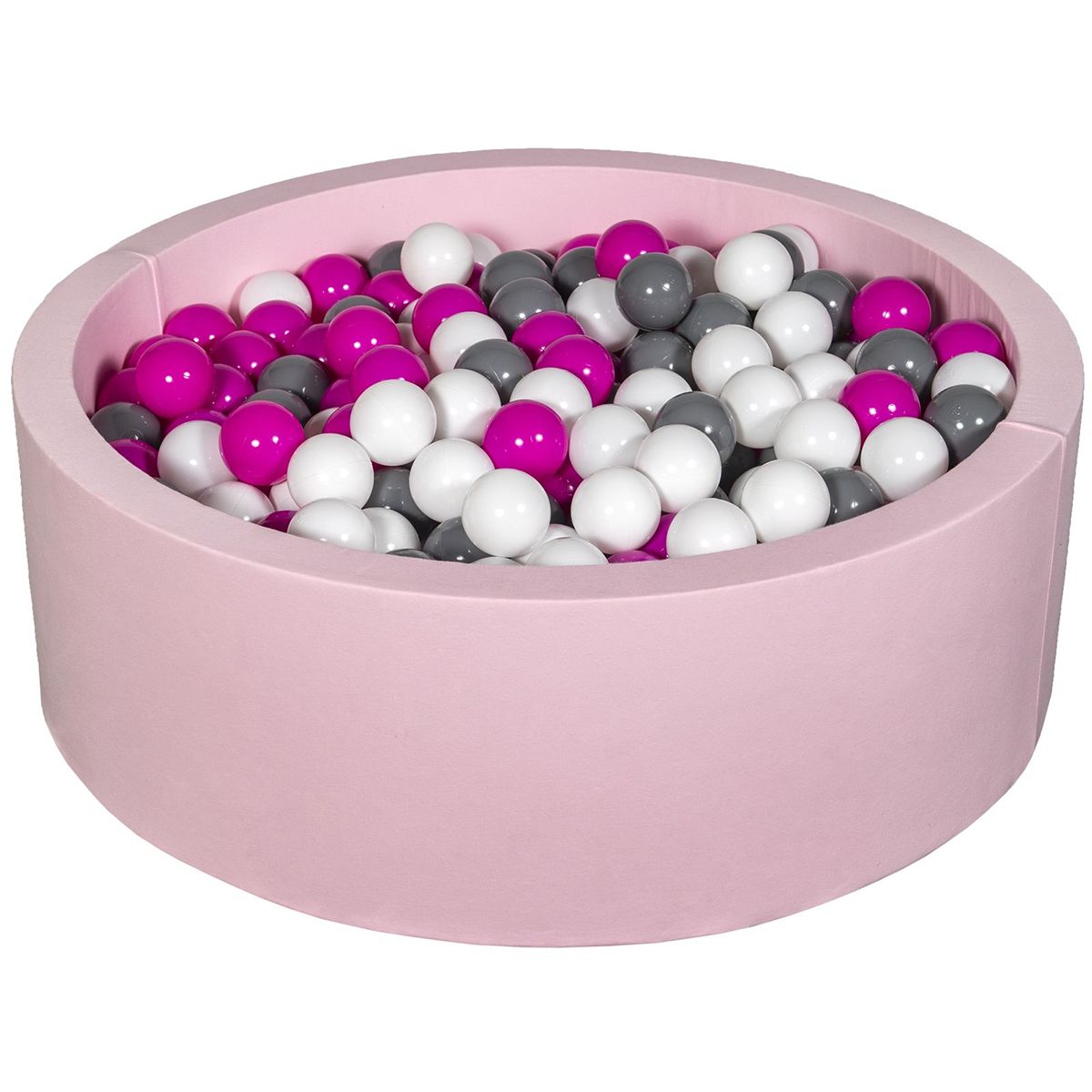  Piscine à balles Aire de jeu + 450 balles rose blanc,rose,gris