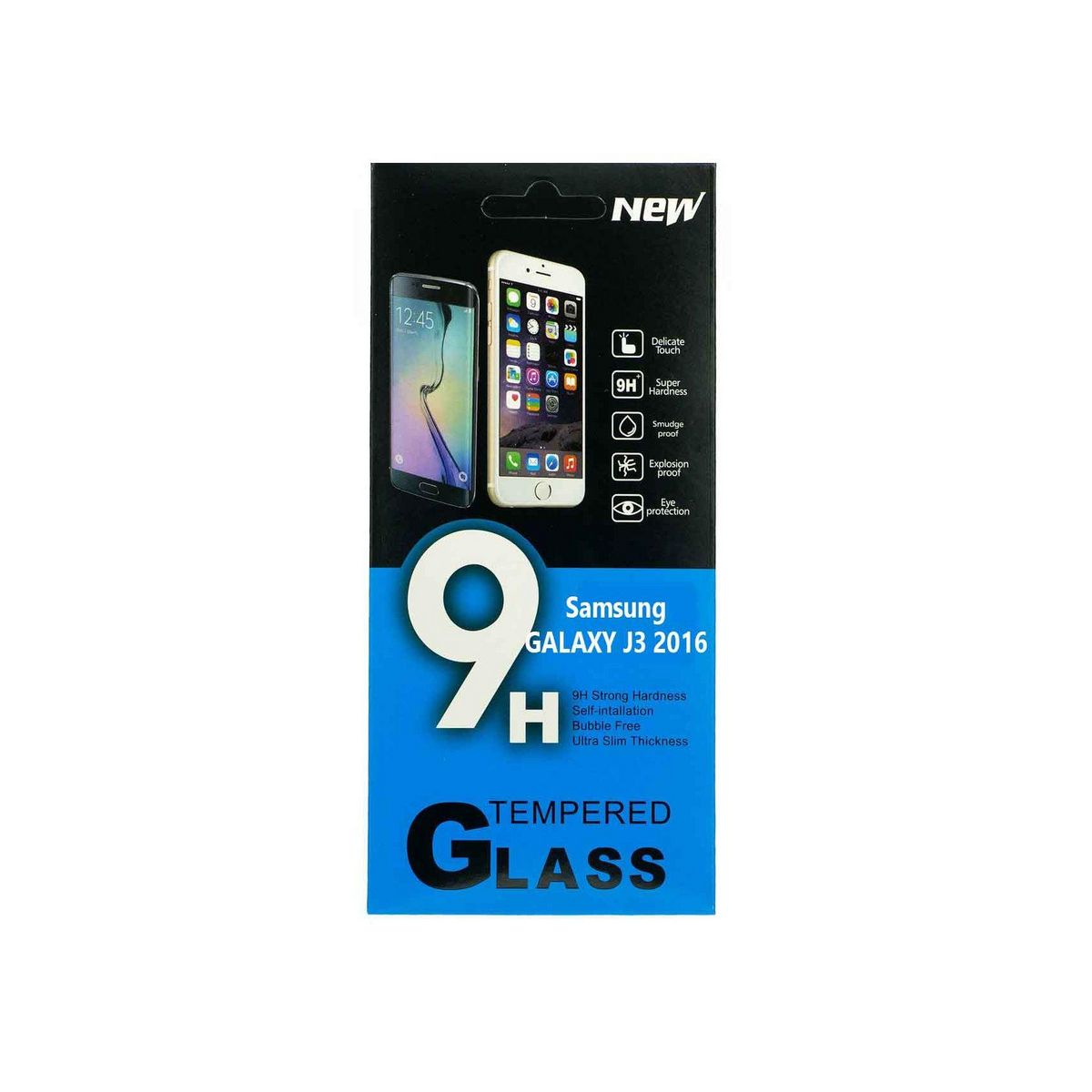 amahousse Vitre pour Samsung Galaxy J3 2016 de protection d'écran en verre trempé