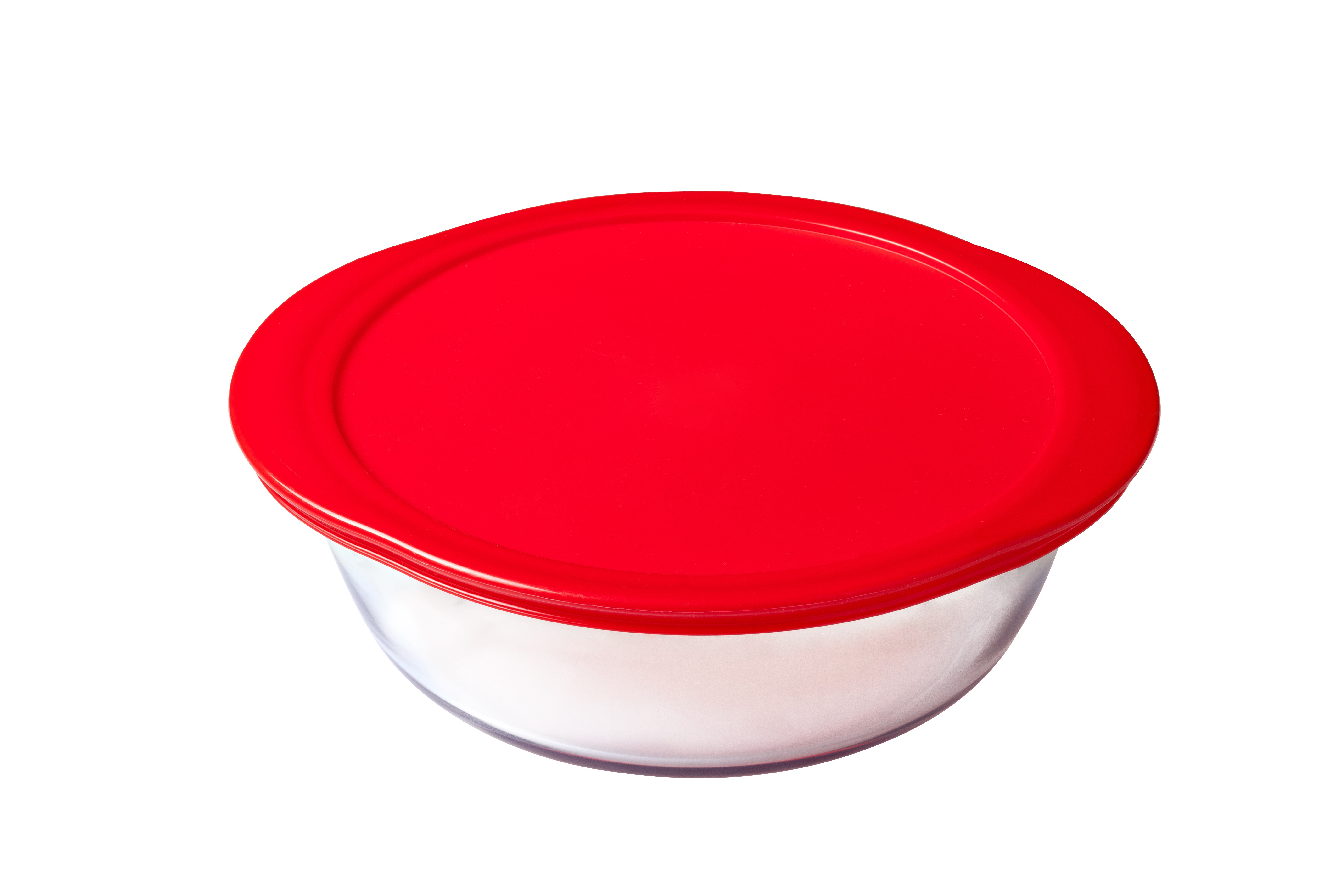 Plat rectangulaire avec couvercle rouge 23 * 15 cm Pyrex - Intermarché