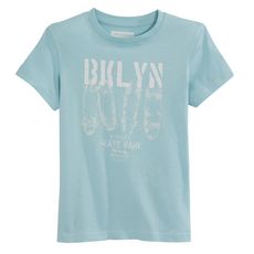 IN EXTENSO T-shirt manches courtes garçon (bleu clair)