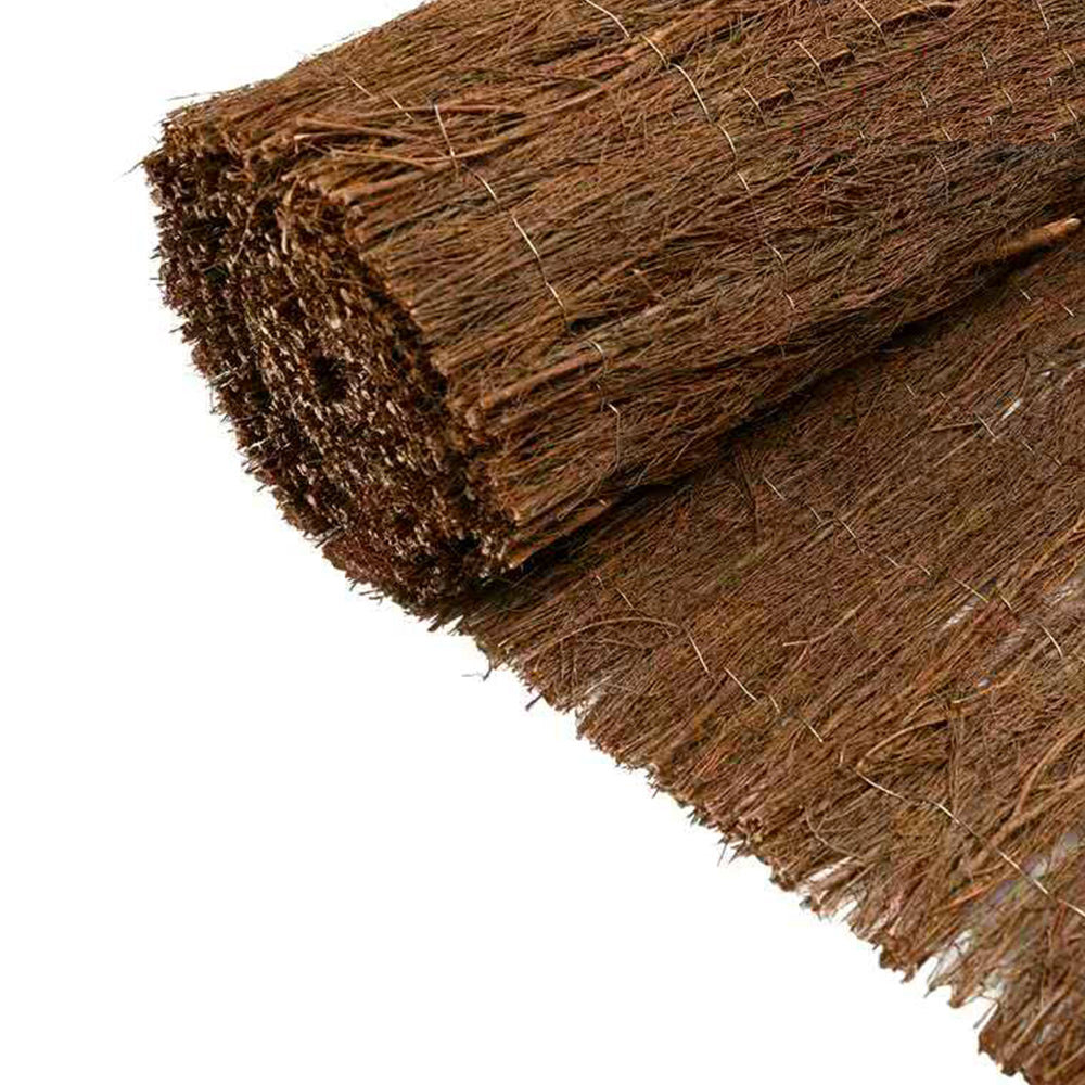 Rouleau De Brande De Bruyère Brico Depot RED DECO Lot de 2 brande de bruyere H1.5xL3 m Marron pour clôtures et  pergolas pas cher - Auchan.fr