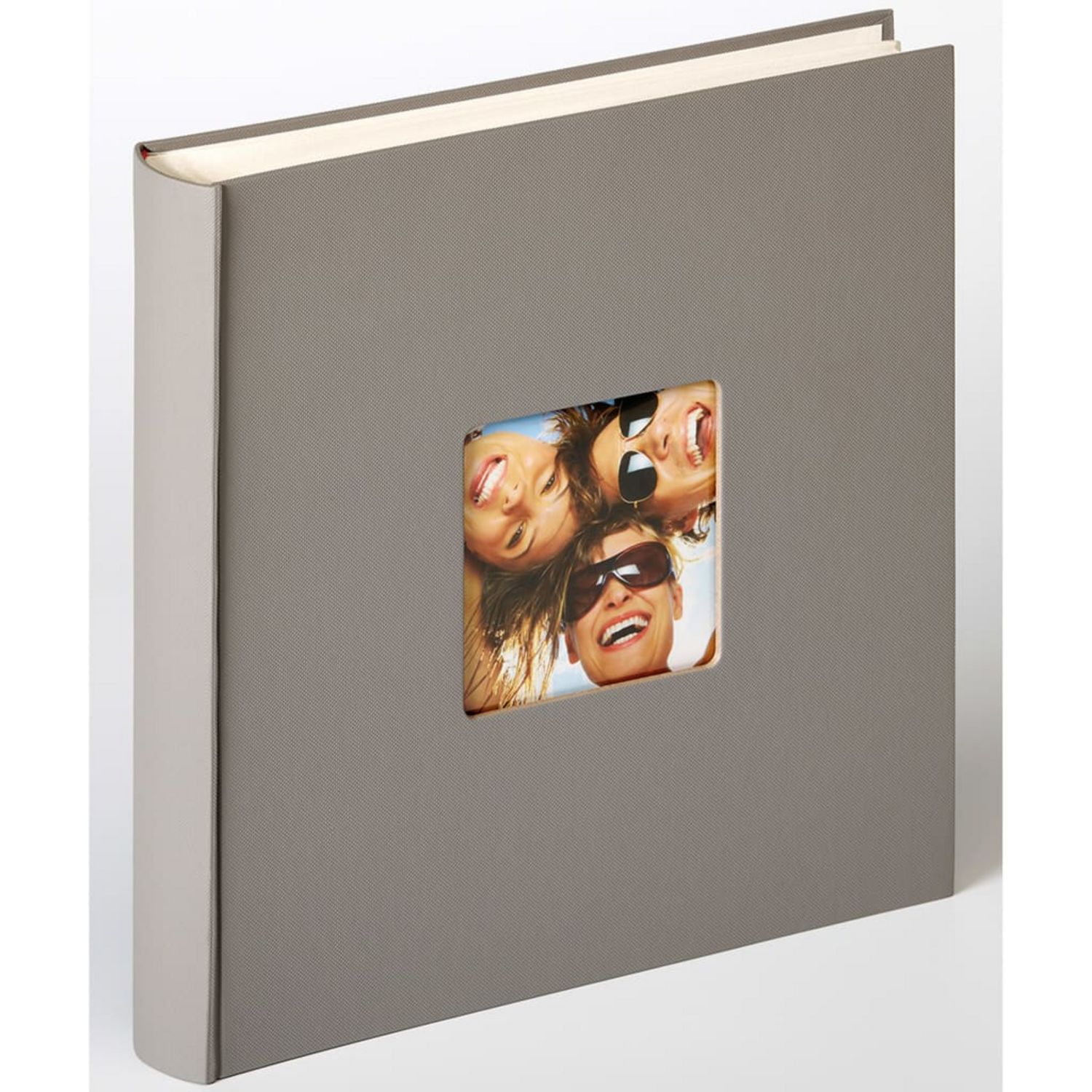 TG. 30 x 30 cm) Walther Design, Album Foto Da Incollare Fun, Nero, 30 x 30  cm 