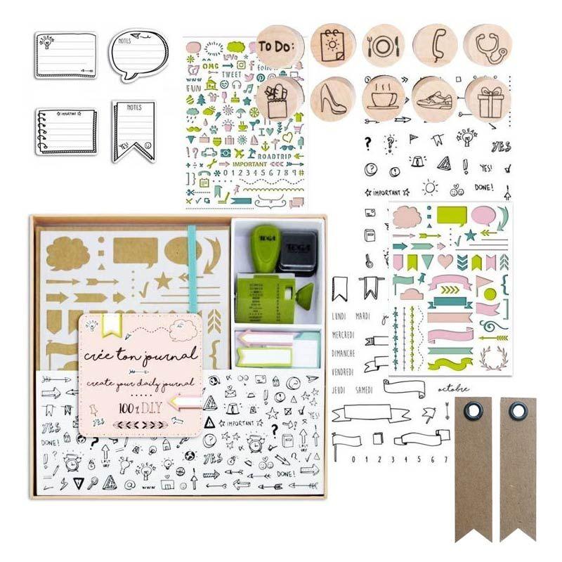 Pochoir Toga pour Bullet Journal - Bannières - 15 x 21 cm - Album  scrapbooking - Achat & prix