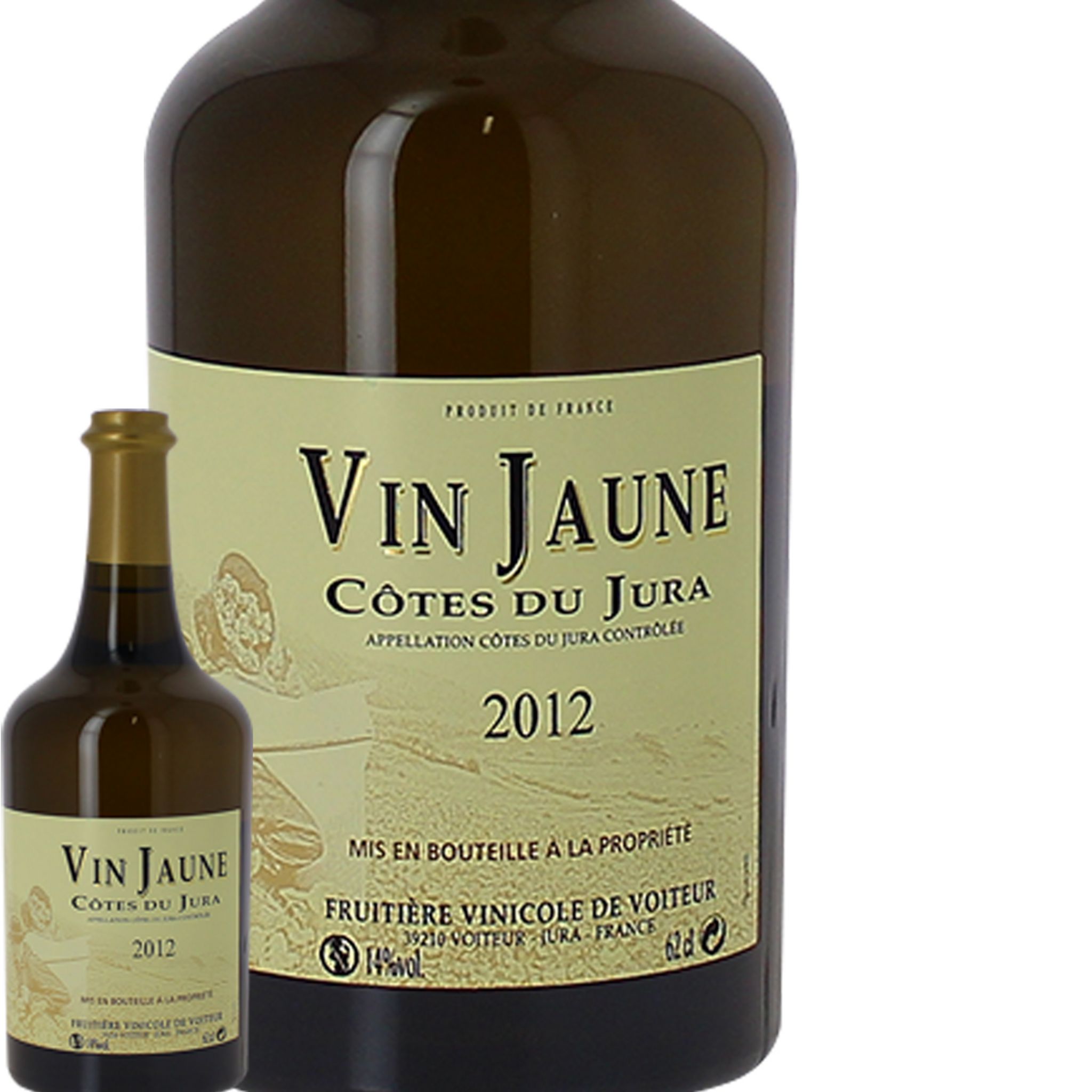 Vin Jaune Fruitière vinicole de Pupillin Côte du Jura Blanc 2012 pas cher 