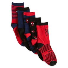 SPIDERMAN Lot de 5 paires de chaussettes garçon