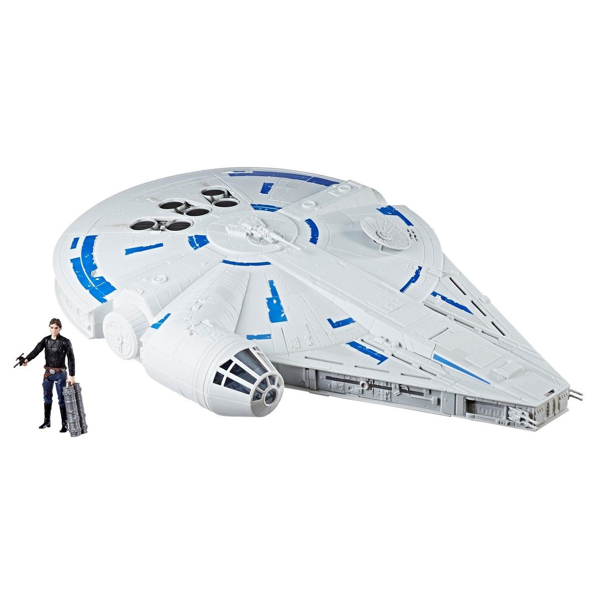 HASBRO Star Wars - Coffret Deluxe Vaisseau Faucon Millenium + figurine Han  Solo pas cher 