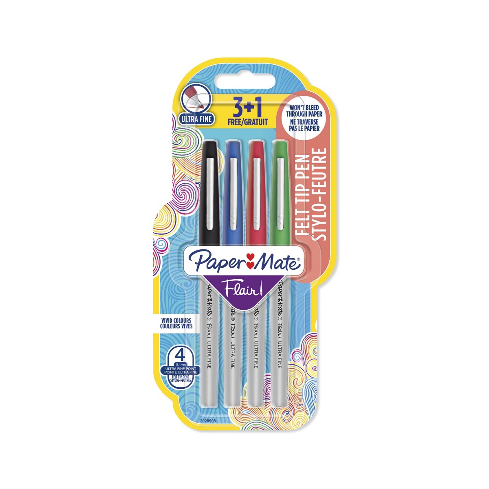 Paper Mate Flair Ultra Stylo Feutre Pointe Fine Noir