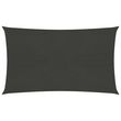 Voile d'ombrage 160 g/m^2 Anthracite 3,5x5 m PEHD