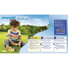 PLAYMOBIL 70271 - 1.2.3 Aqua - Famille de canards et enfant 