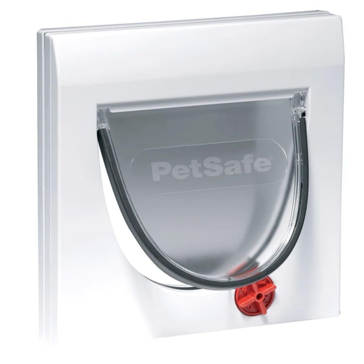 PETSAFE PetSafe Chatiere manuelle a 4 voies sans tunnel Classic 919 Blanc 5031