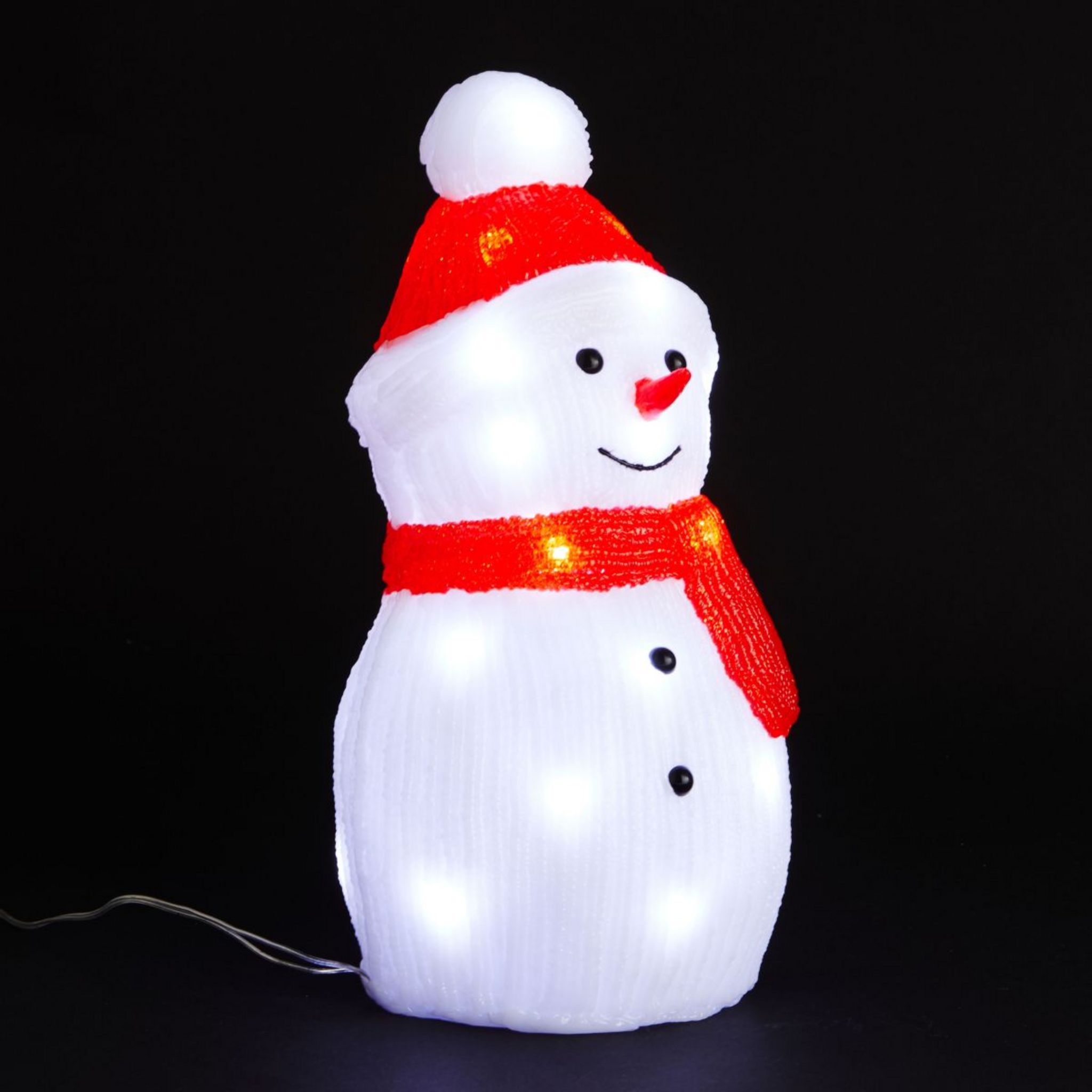 Bonhomme de neige lumineux