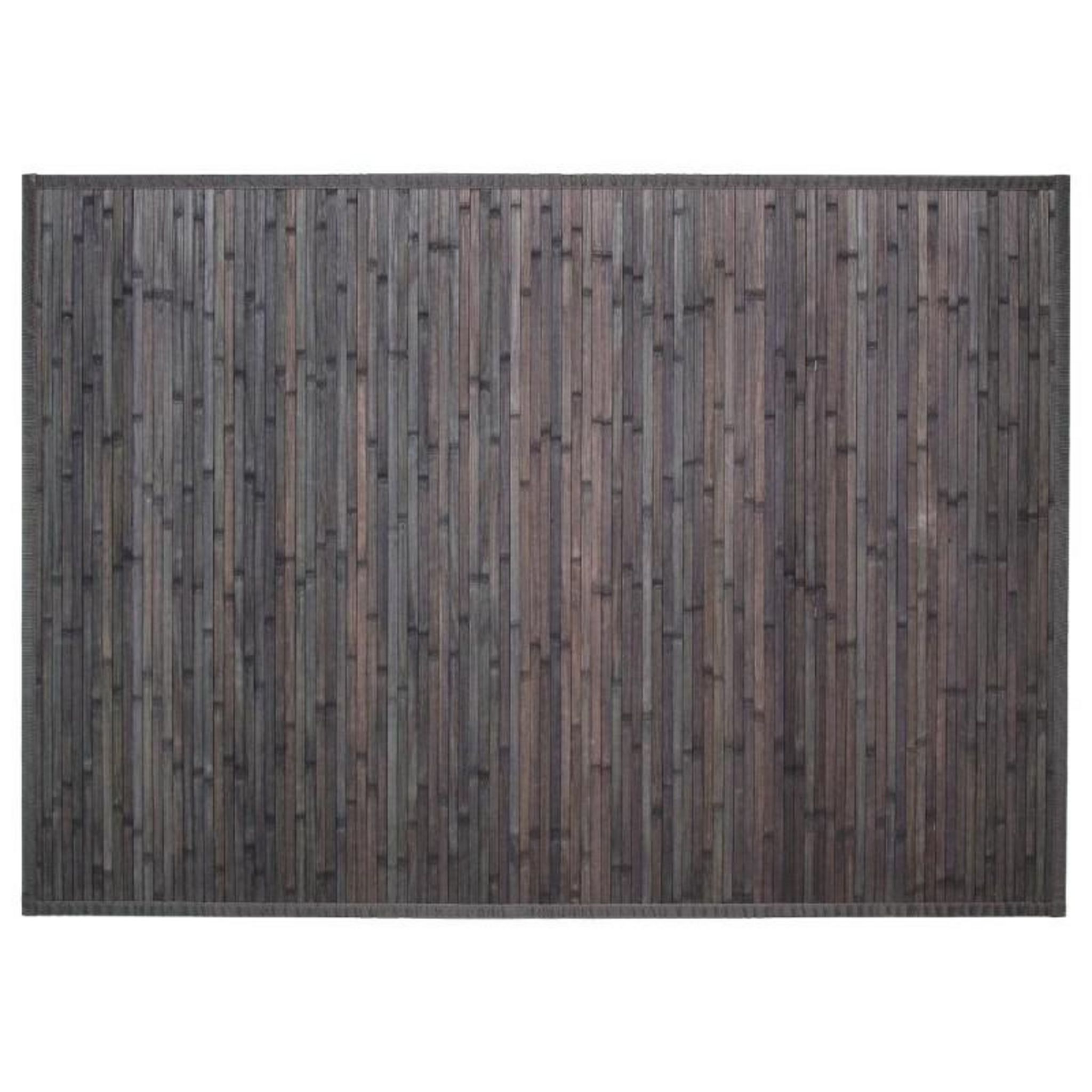 vidaXL Tapis en bambou marron à latte rectangulaire 80 x 200 cm