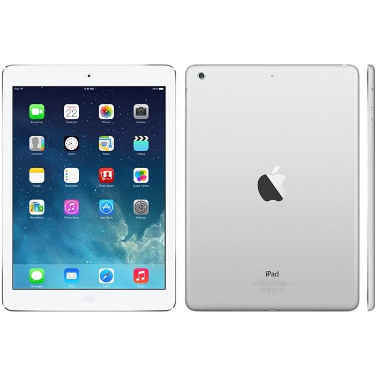 Apple Tablette tactile iPad Air Ecran Retina Argent pas cher 