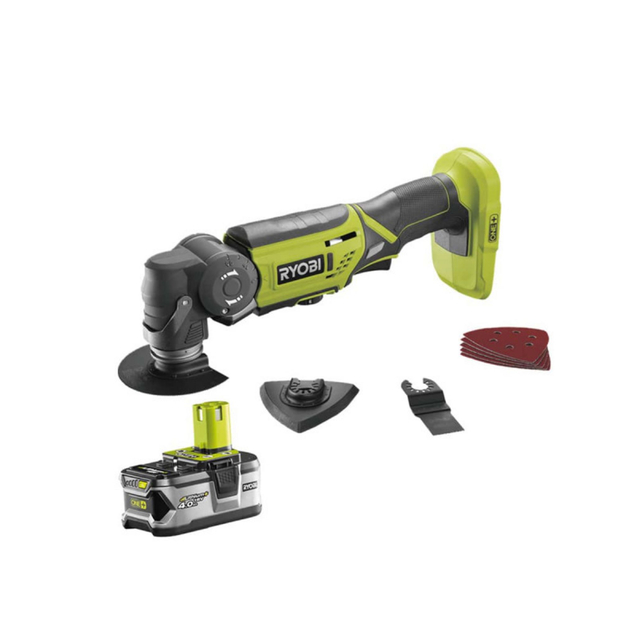 RYOBI Kit d'outils de bricolage 18V ONE+ avec batterie 2.0 Ah, chargeur et  accessoires