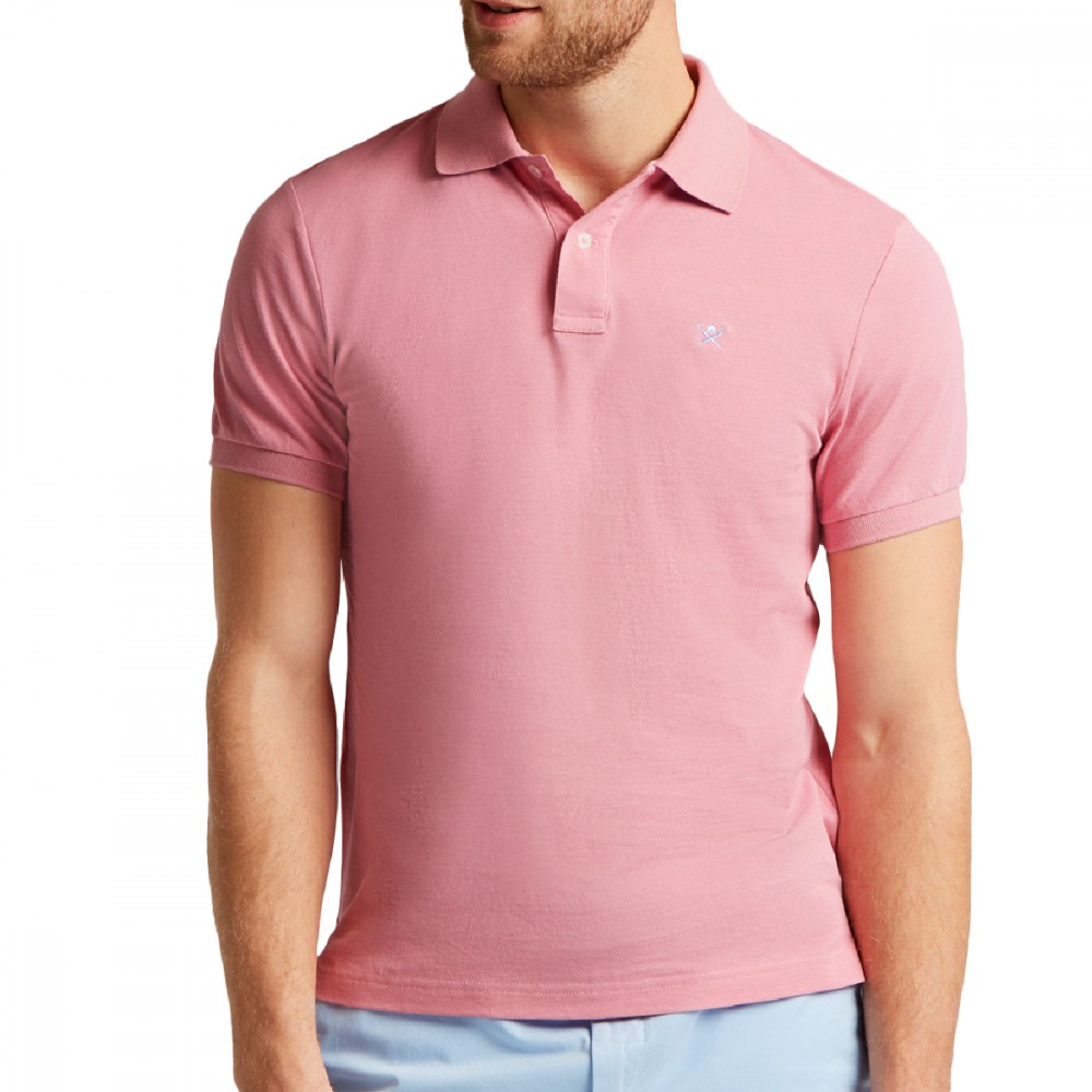 Polo discount rose homme