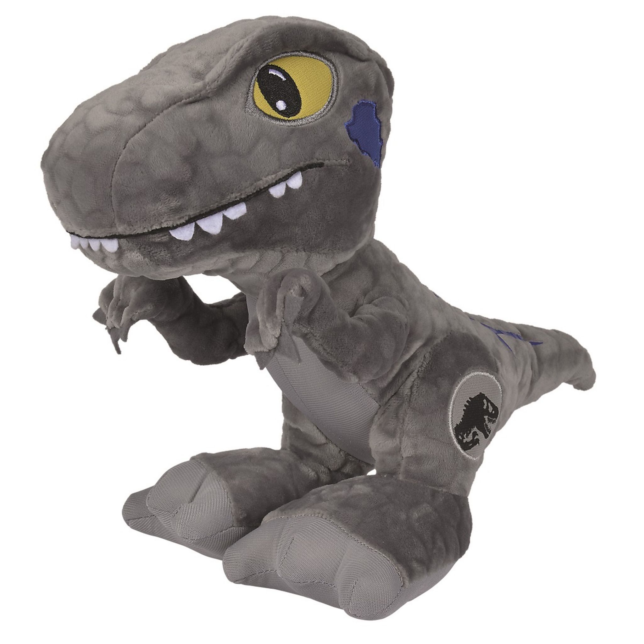 Peluche dinosaure gris H84 cm