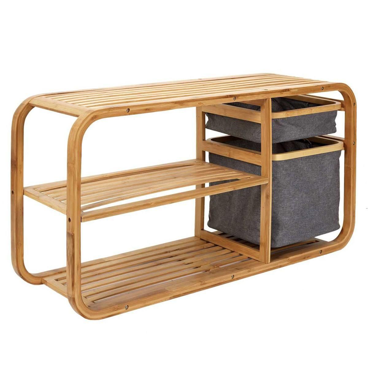 The Home Deco Factory Banc rangement bambou
