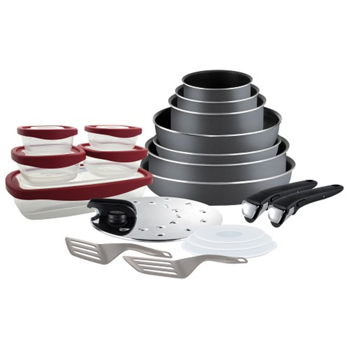 Batterie de Cuisine 10 Pièces Ingenio Essential TEFAL (L2009202)- Kit-M