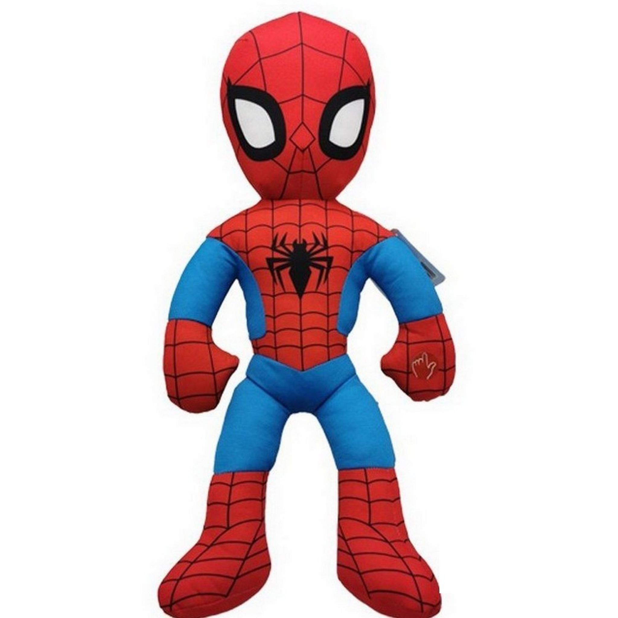 Grande peluche Spiderman 33 cm suspendu pas cher 