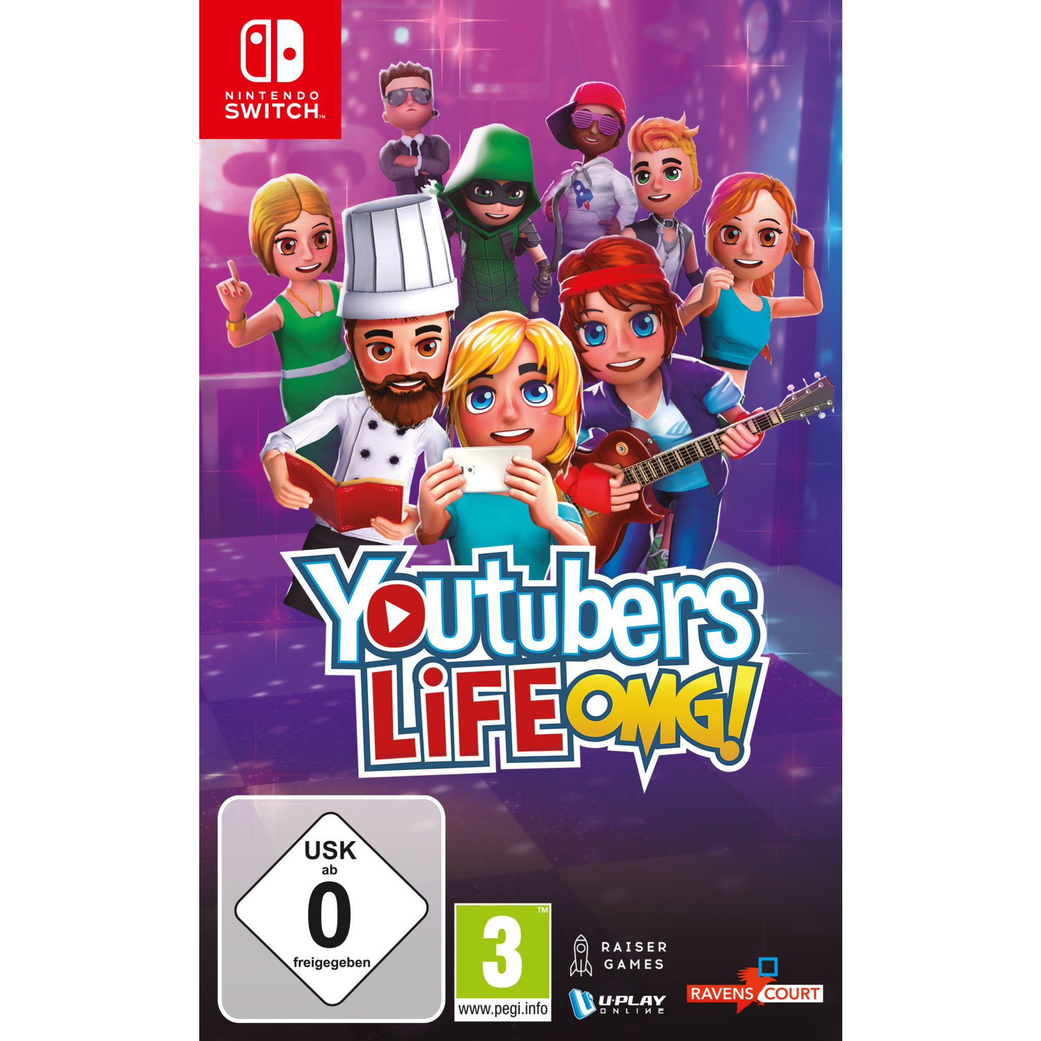 Nintendo Youtubers Youtubers Life OMG ! Nintendo Switch pas cher - Auchan.fr