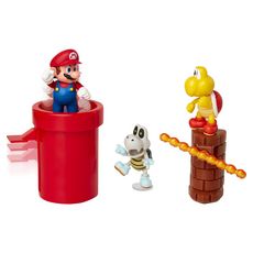 JAKKS PACIFIC Set Diorama Super Mario 5 Figurines