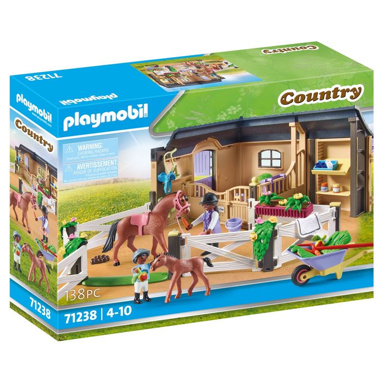 Playmobil Country 71238 Etable et carrière pour chevaux, Playmobil