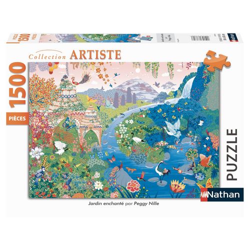 Puzzle Nathan 1500 pièces - Jardin enchanté / Peggy Nille