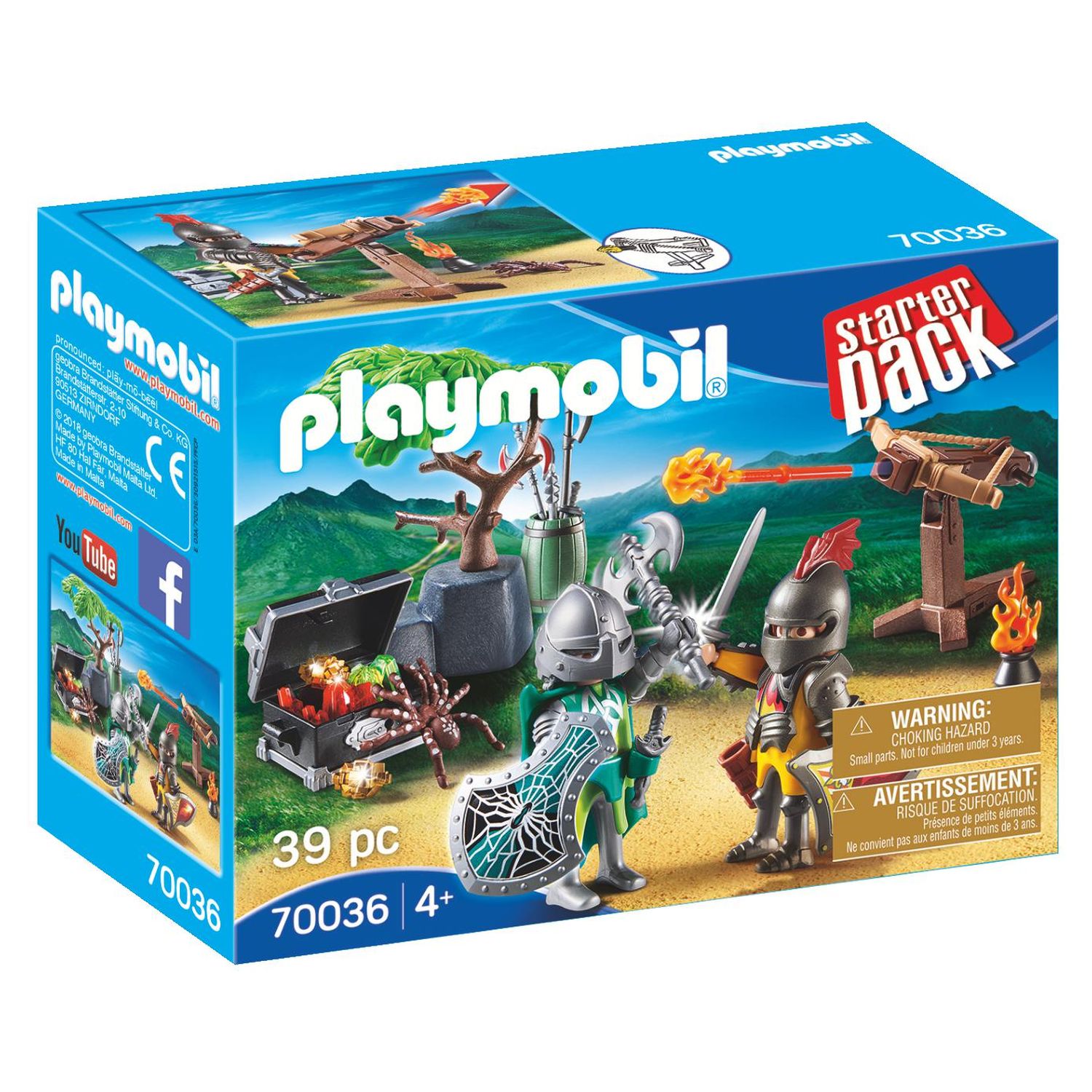 Playmobil géant - Homme chevalier - - Boîte