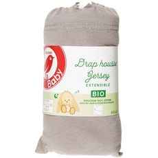 Auchan Baby Drap Housse Jersey 100 Bio 60 X 1 Cm Pas Cher A Prix Auchan