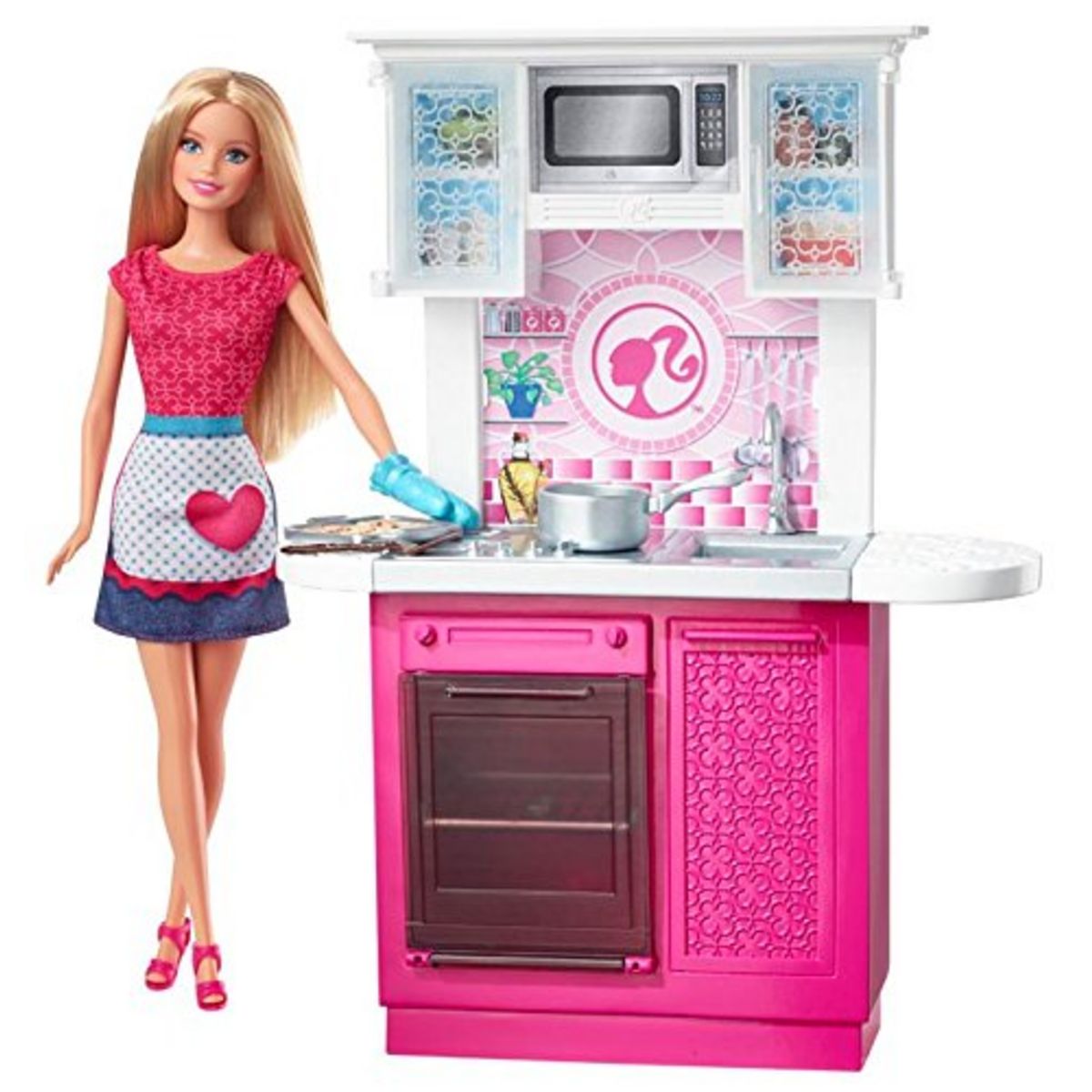 MATTEL Barbie et sa cuisine pas cher 