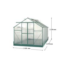 Serre de jardin Polycarbonate / 10,33 m²