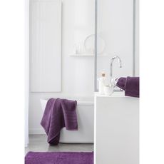 TODAY Tapis de bain uni en polyester 1500G/M²  BUBBLE (Violet)