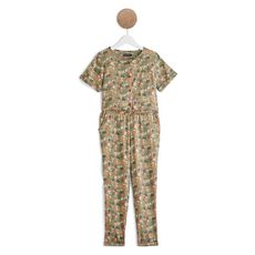In Extenso Combinaison Fleurie Fille Pas Cher A Prix Auchan