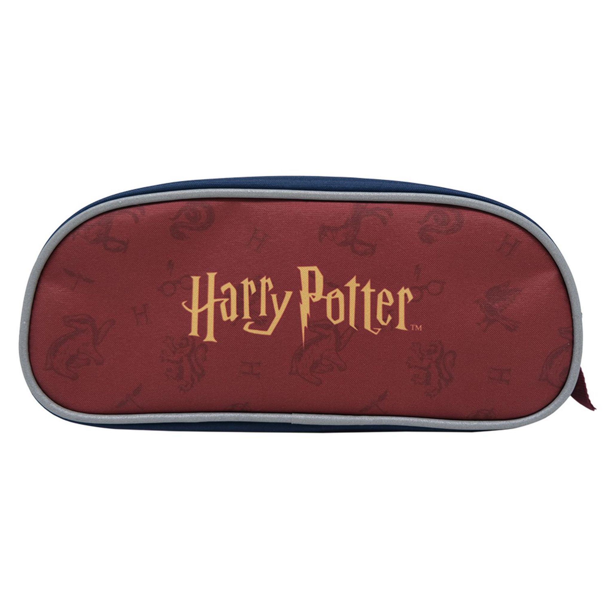 HARRY POTTER Trousse 2 compartiments rouge pas cher 