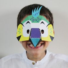Youdoit Kit créatif - 4 masques de la jungle à fabriquer et décorer
