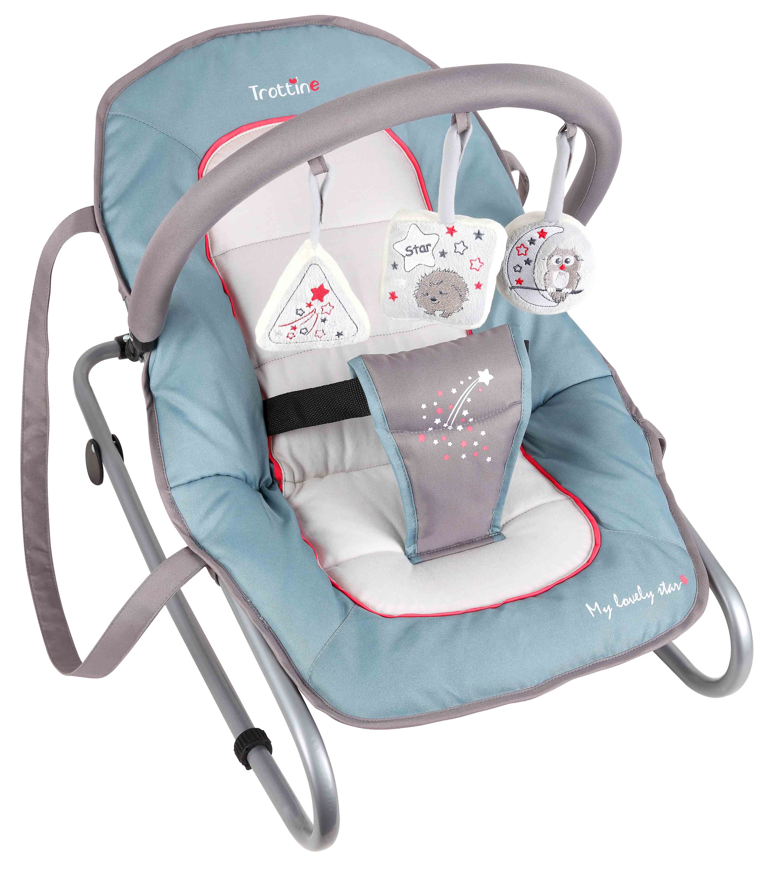 TROTTINE Transat bébé avec arche de jeux pas cher - Auchan.fr