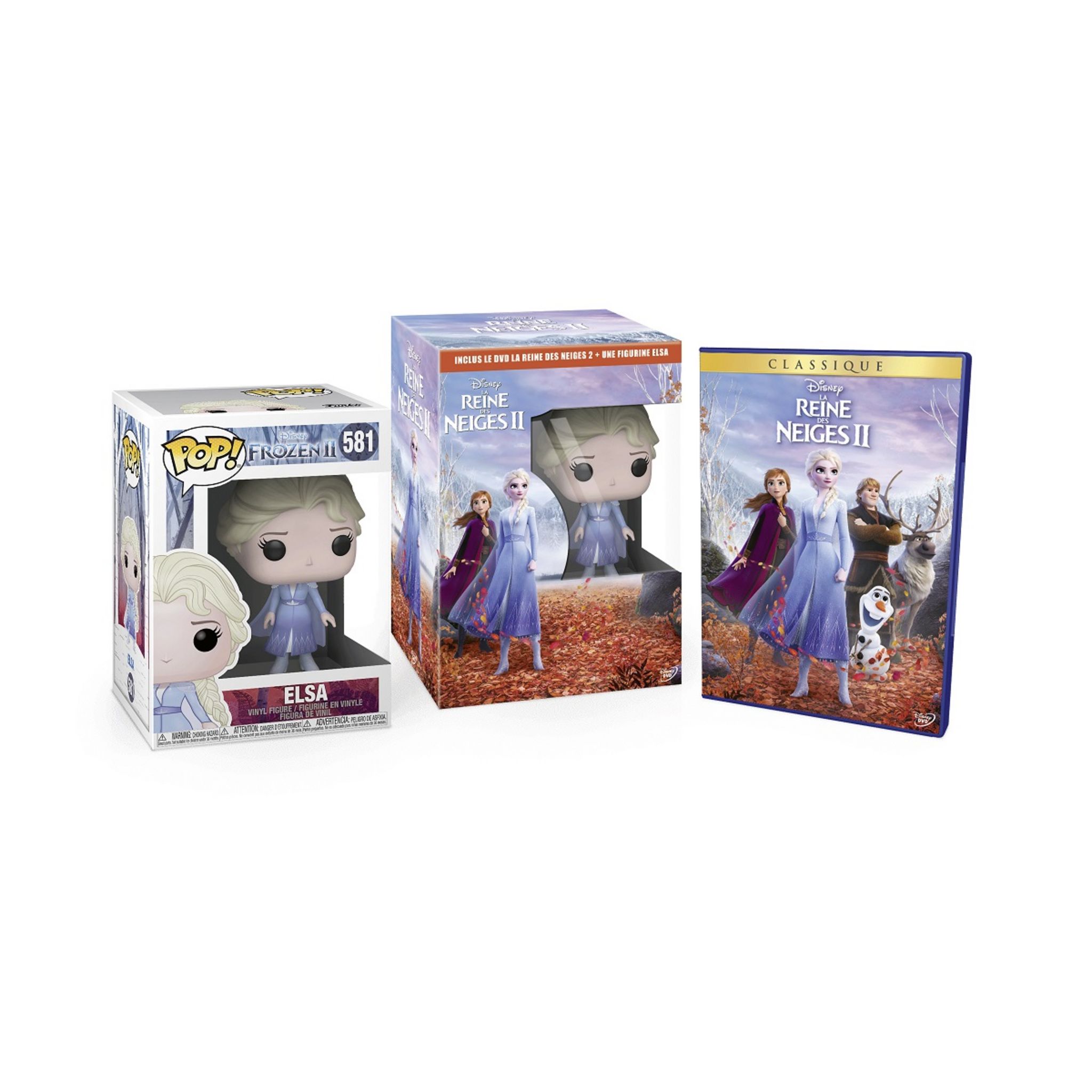 LA REINE DES NEIGES: ANNA // OLAF // ELSA, POCKET POP! - coffret