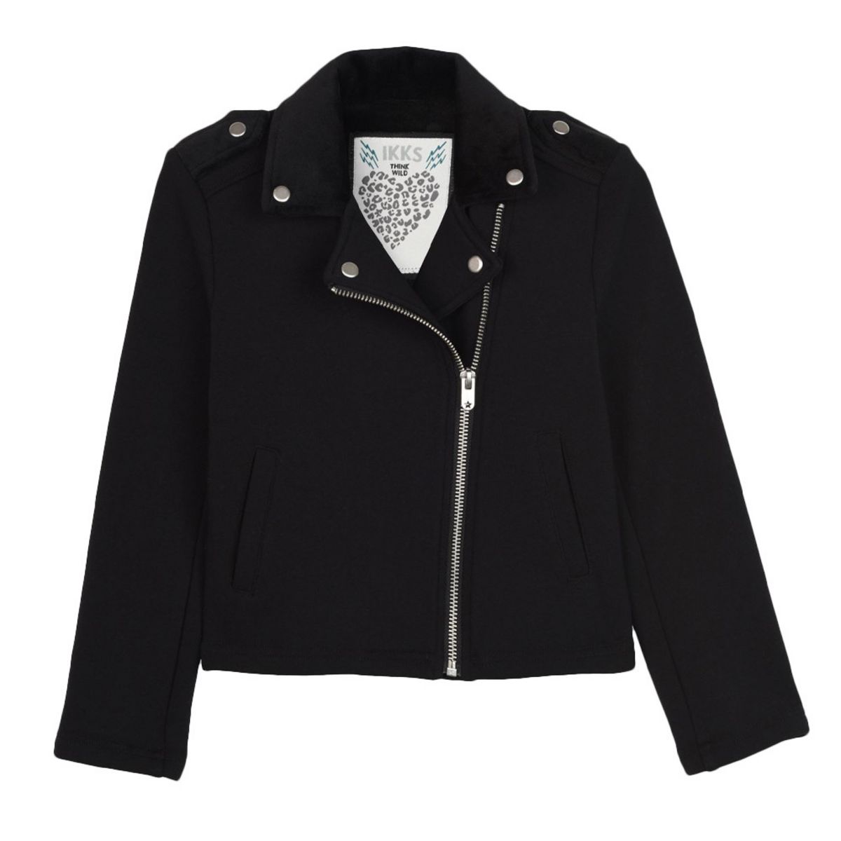 IKKS Veste Noire Fille IKKS XR17002 pas cher Auchan