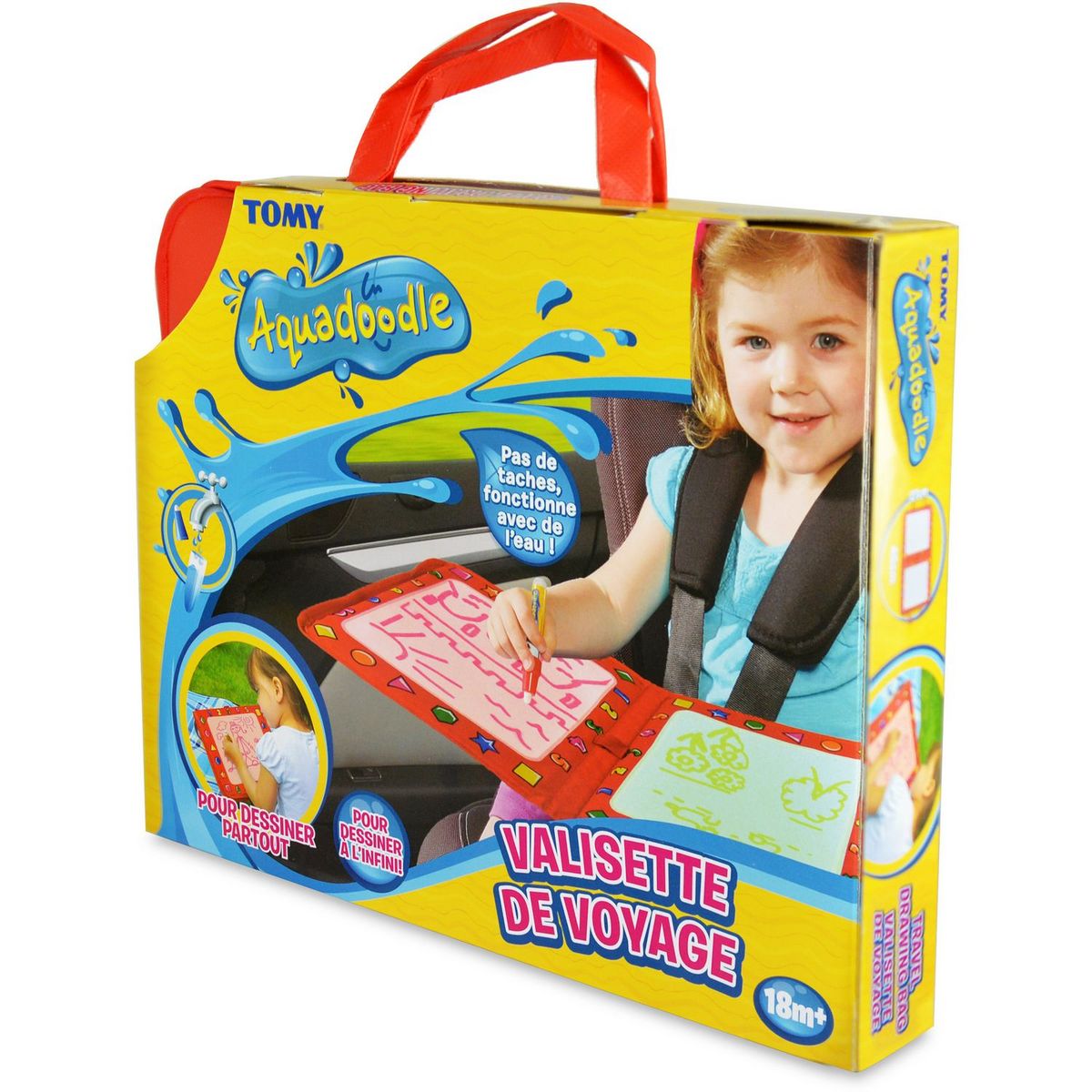 TOMY Valisette voyage aquadoodle - Rouge pas cher 