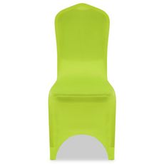 Housse de chaise extensible 6 pcs vert