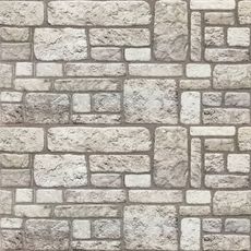 Panneaux muraux 3D avec design de brique gris 11 pcs EPS