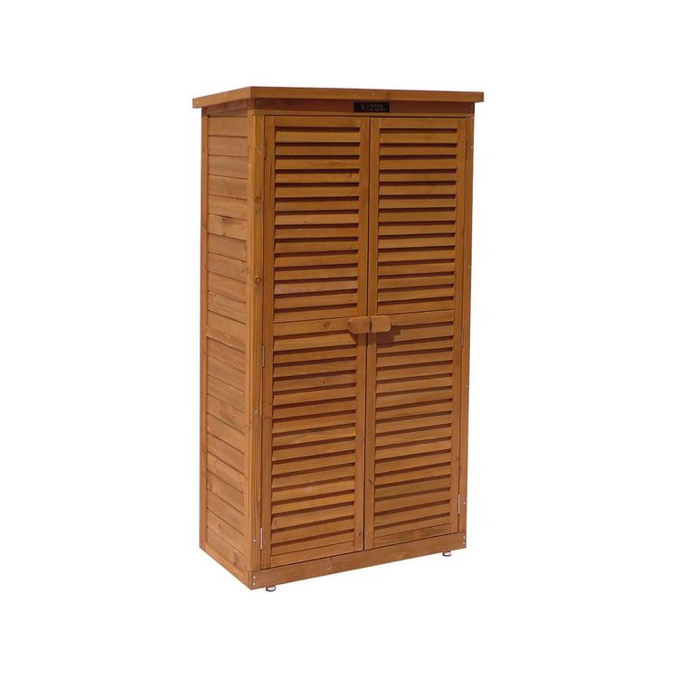 Abri pour Balcon avec Double porte en Sapin - Hauteur 160 cm