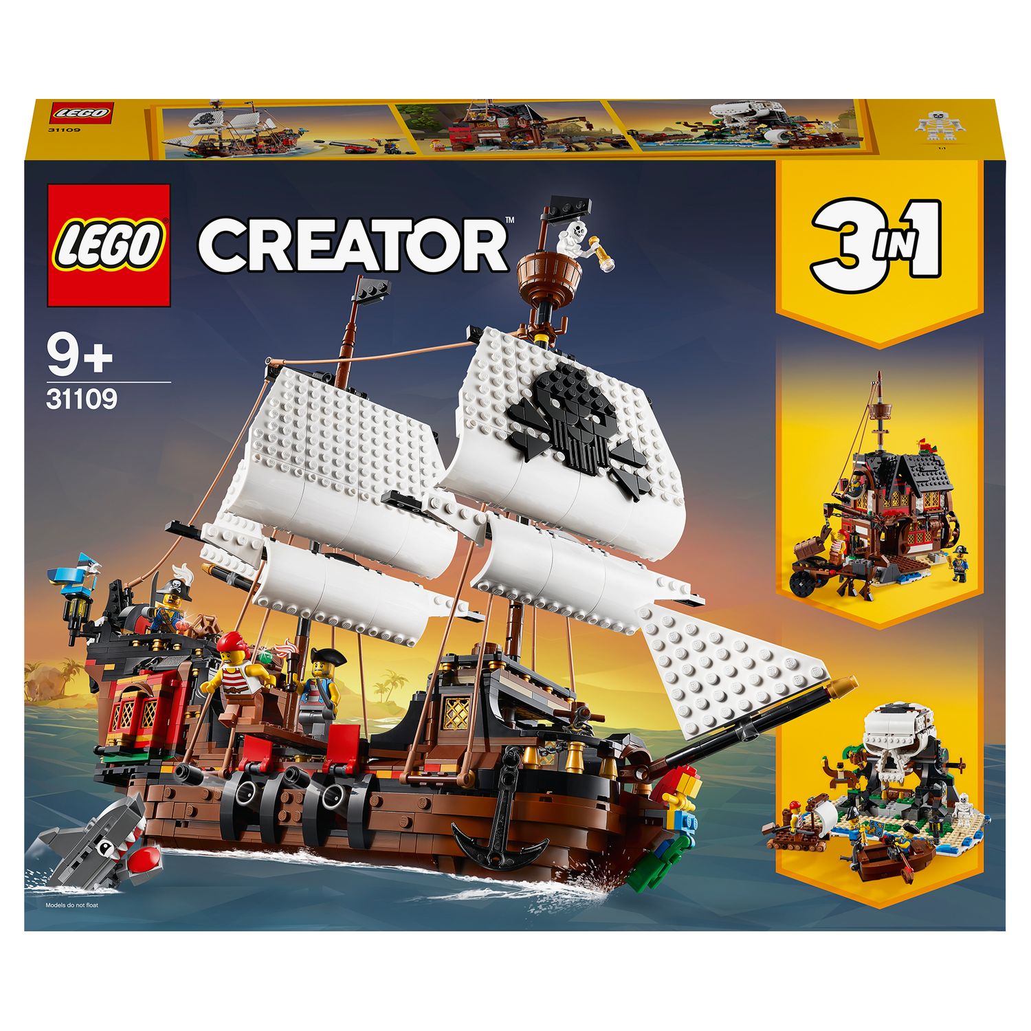 LEGO 31137 Creator 3-en-1 Adorables Chiens, Figurines de Teckel, Carlin,  Caniche, Jouet de Construction pour Enfants Dès 7 Ans, Cadeau pour Les